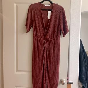 NWT All in favor (Nordstrom brand) burgundy/deep red  dress *picture for fit*